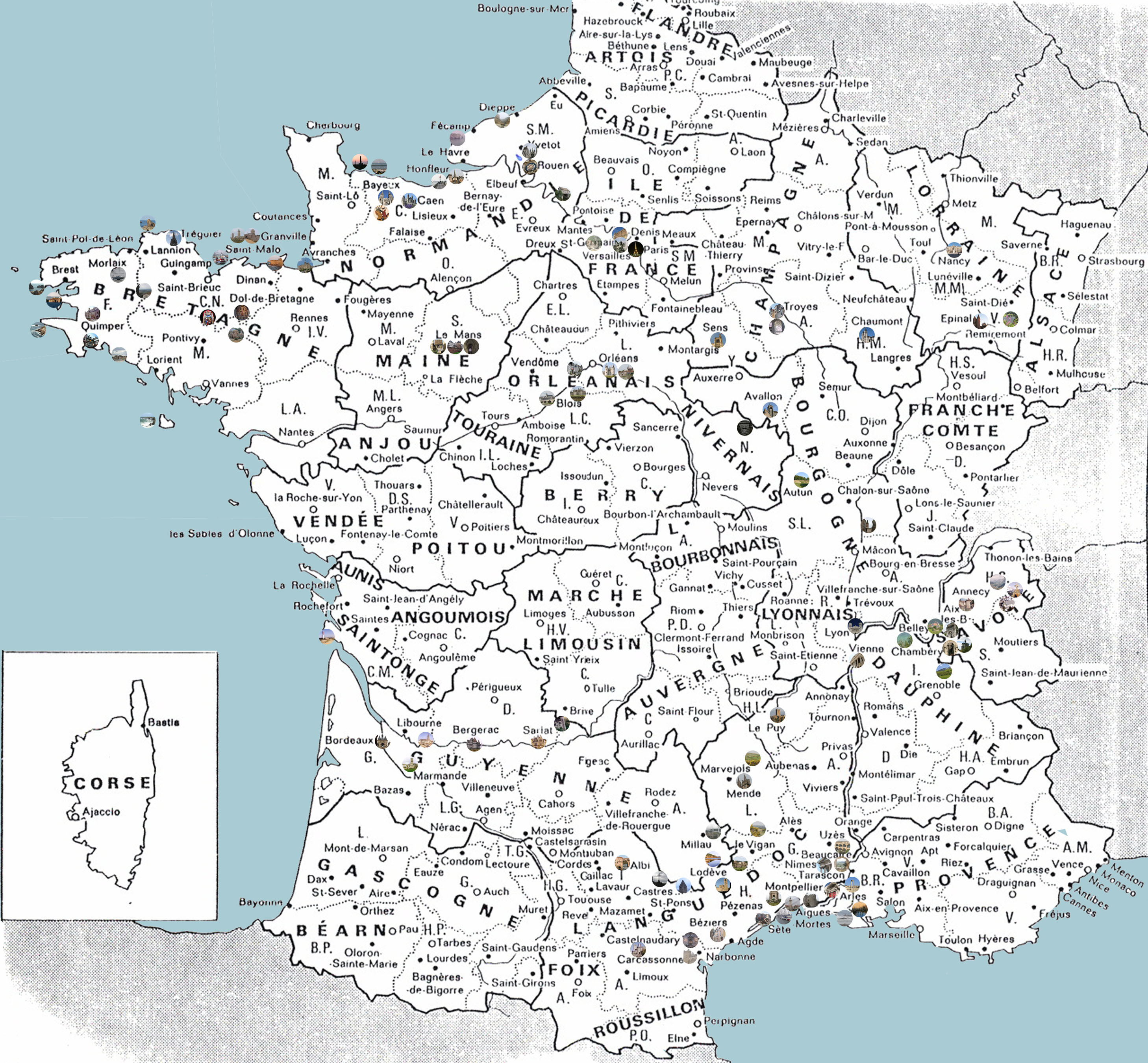 mappa francia