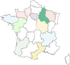 interactive map of france