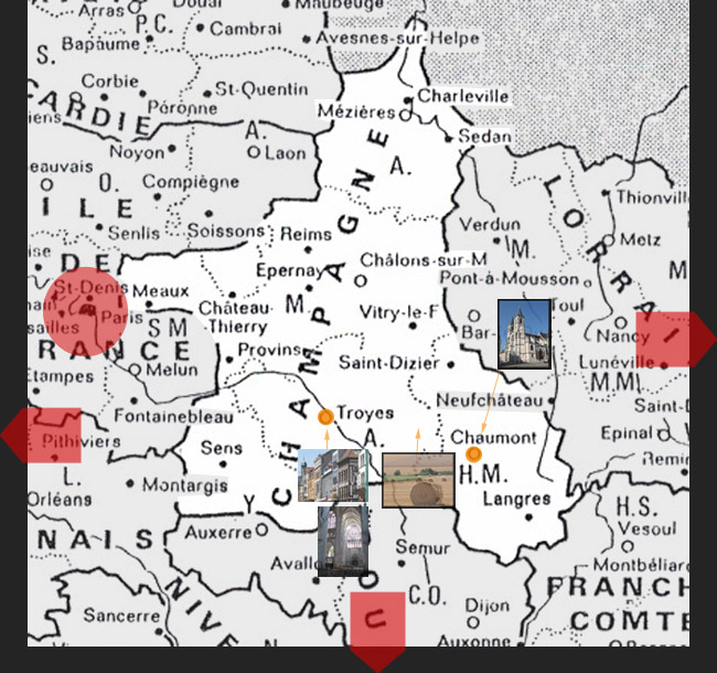 map of champagne-ardennes