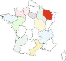 interactive map of france