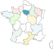 interactive map of france