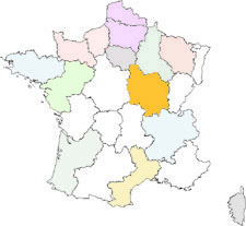 carte bourgogne rgion