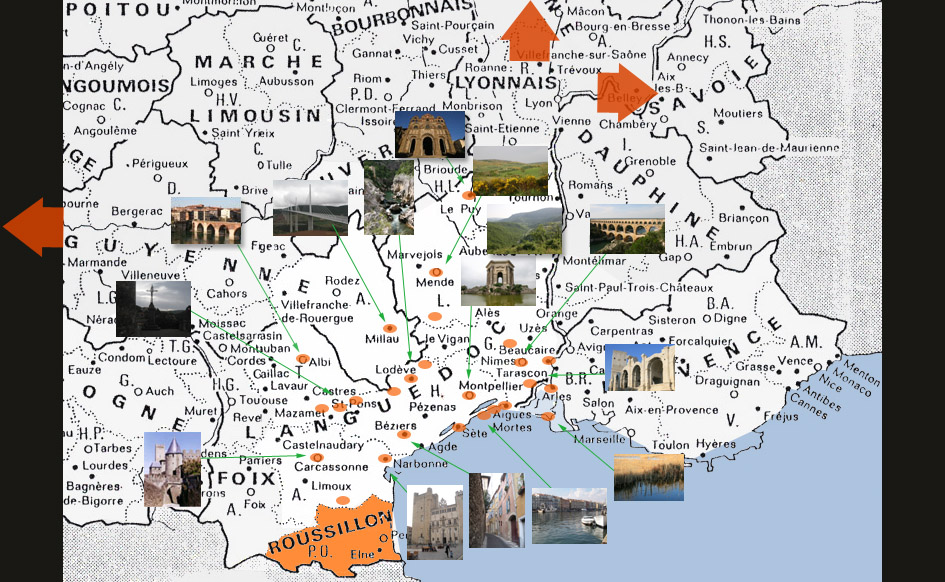 carte du languedoc