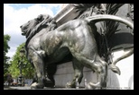 lion statue place de la rpublique