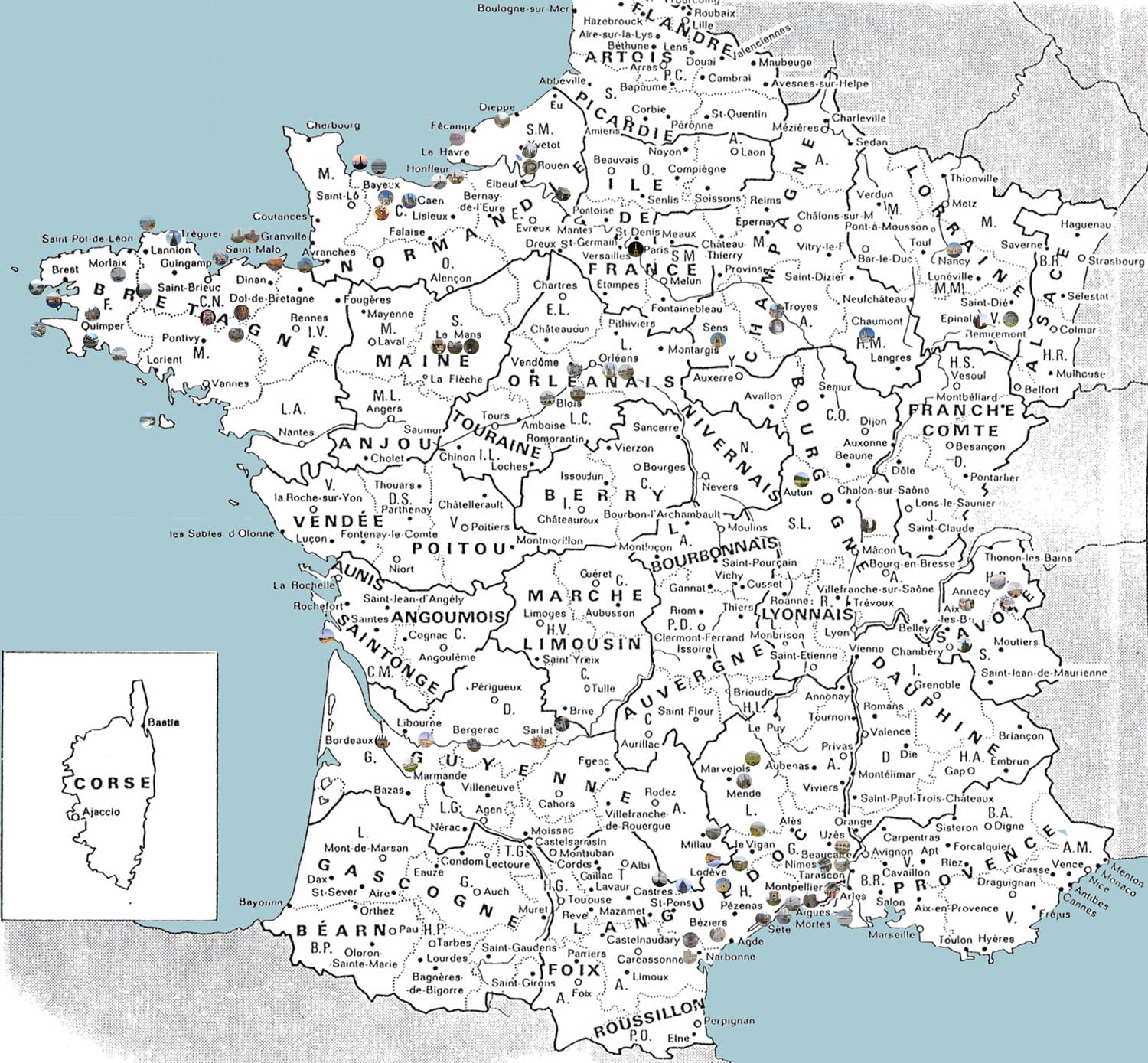 carte de france