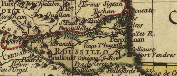 rossiglione mappa antica