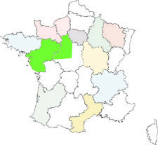 interactive map of france : loire valley
