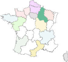 mappa champagne regione in francia